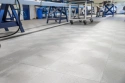 PVC-Lagerhalle Bodenfliese Grau