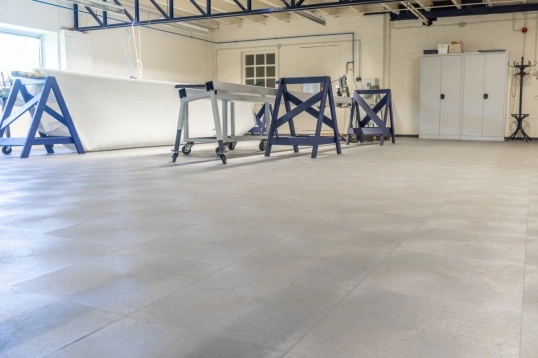 PVC Fitness Bodenfliese Schwarz