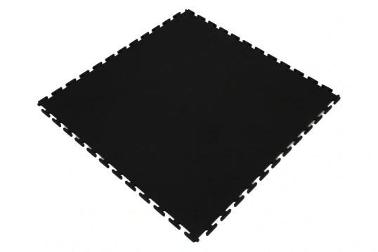 PVC Klickfliese Budget Schwarz