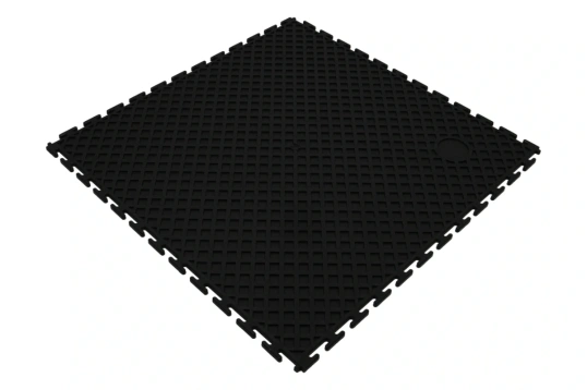 PVC Klickfliese Budget Schwarz