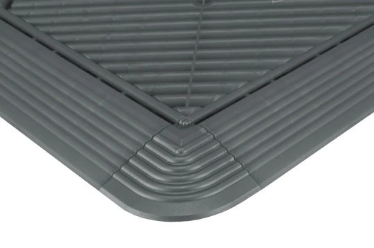 RibDeck Eckstück Dunkelgrau