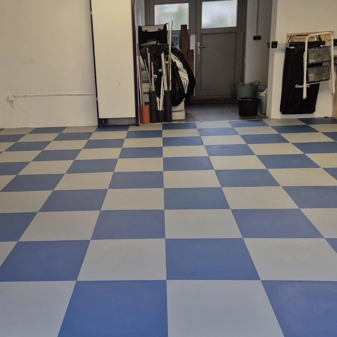 PVC Klickfliese Wasserdicht Blau