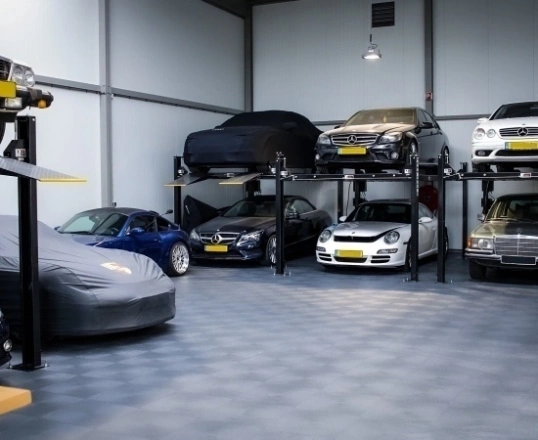 PVC Garagenbodenfliese Anthrazit