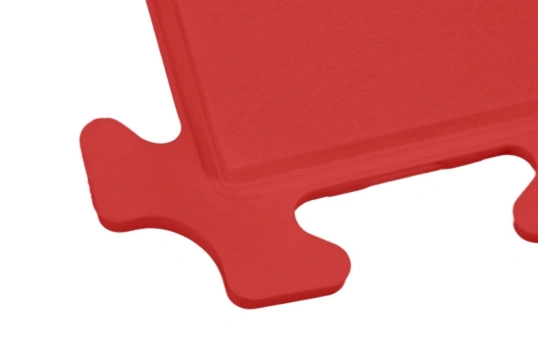 PVC Garagenbodenfliese Rot