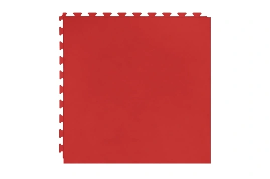 PVC Garagenbodenfliese Rot