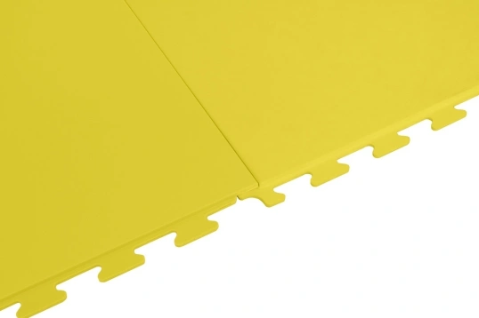 PVC Garagenbodenfliese Gelb