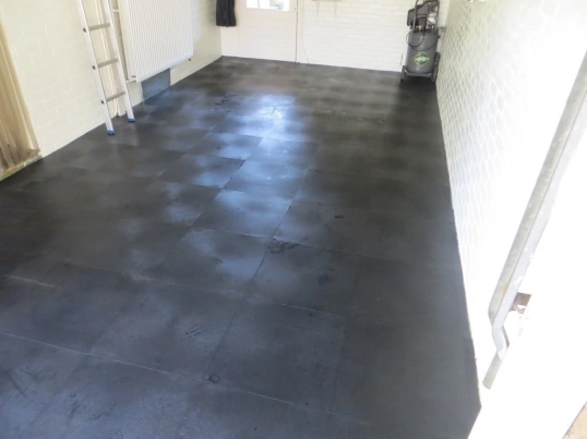 PVC Garagenbodenfliese Blau