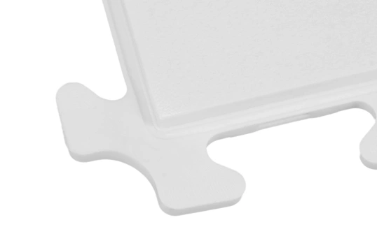 PVC Garagenbodenfliese Weiß