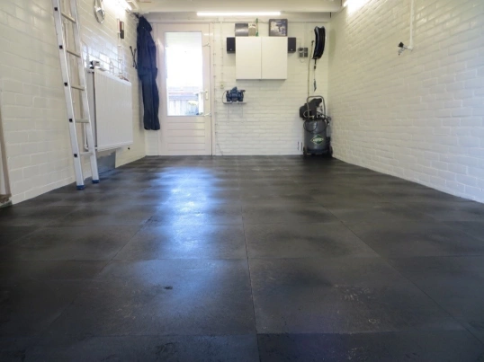 PVC Garagenbodenfliese Weiß