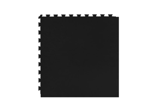 PVC Werkstattboden Fliese Schwarz