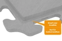 PVC Werkstattboden Fliese Grau